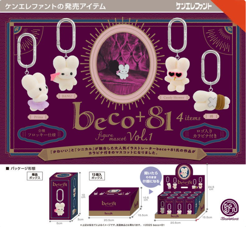 KEN ELEPHANT BLINDBOX BECO+81 FIGURE MASCOT VOL.1