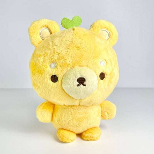 Fujibee 8” Lemon Bear Plush Toy – Ultra Soft Kawaii Plush Stuffed Animal with Embroidery
