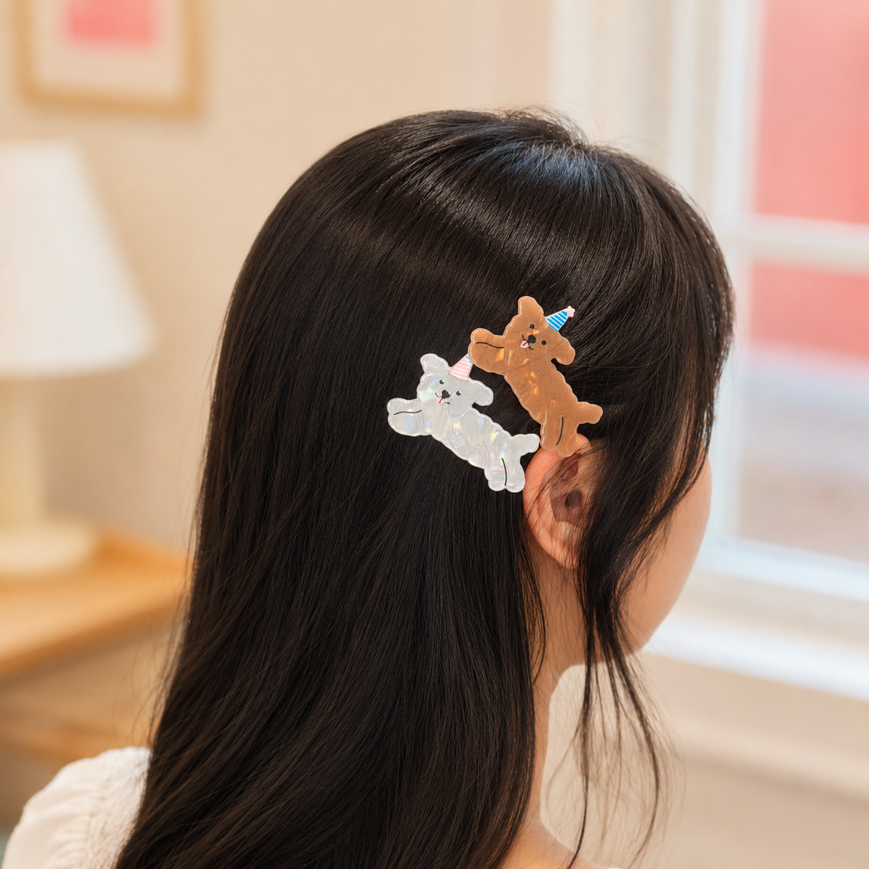 Cartoon Puppy/Cat Hair Clip – Cute Dog/Cat Hair Accessory