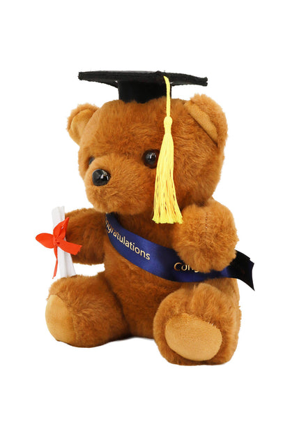 Graduation Teddy Bear Soft Stuffed Plush Doll - 8 Inch