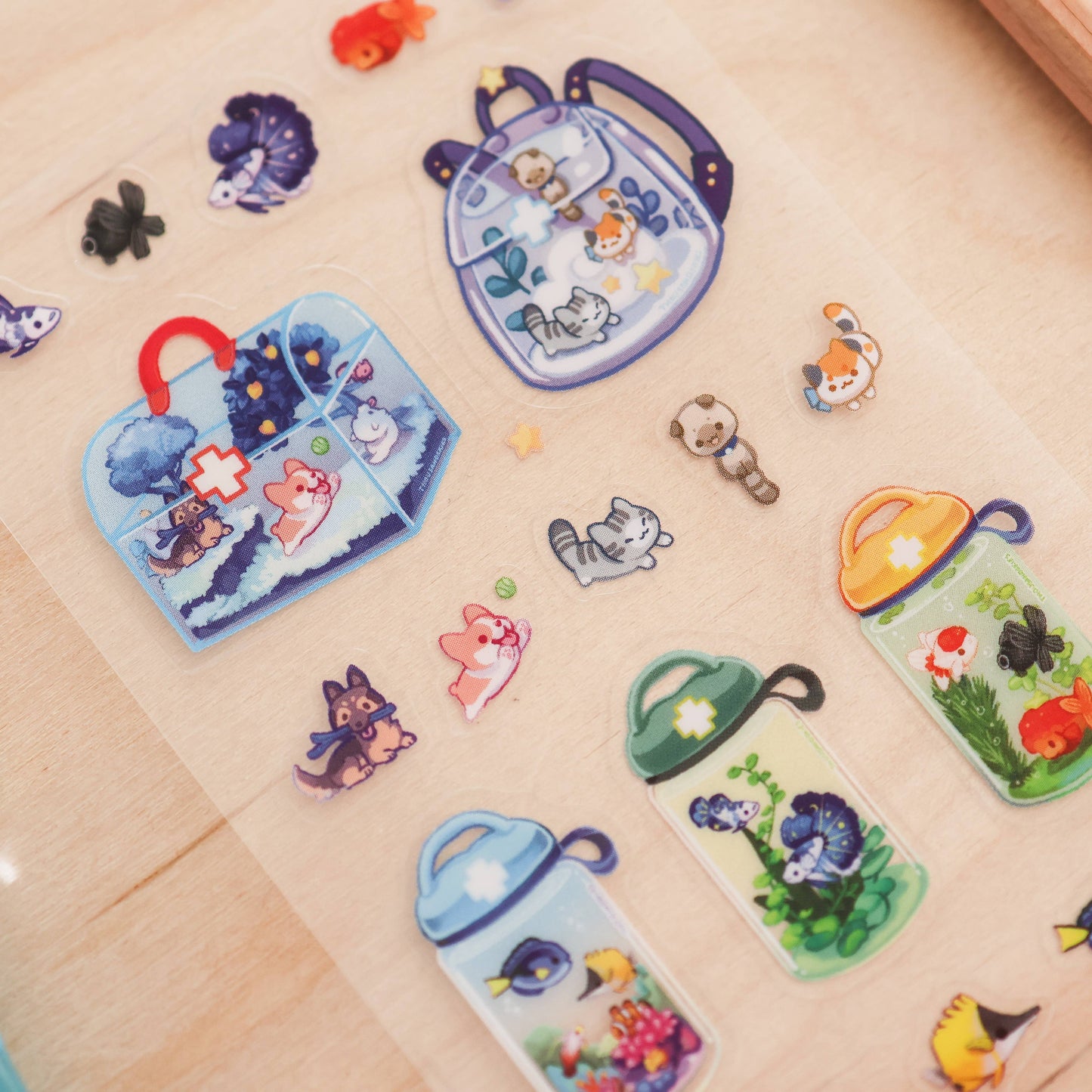 First Aid Kit Clear Sticker Sheet | Cute Planner Stickers