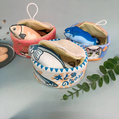 Moo - Fish Can Cat Toy