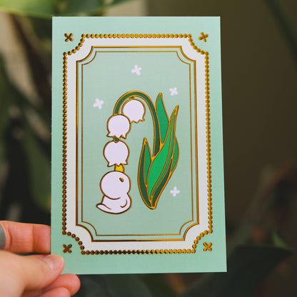 Postcard Lily of the Valley