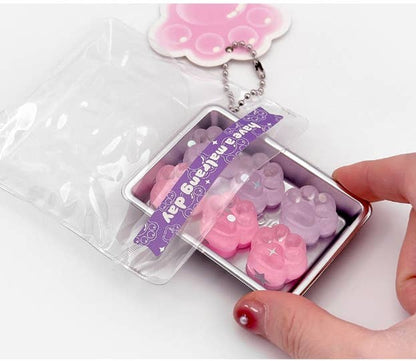 Sparkly Pastel Squishy Jelly Keyring | Cute Fidget Bag Charm