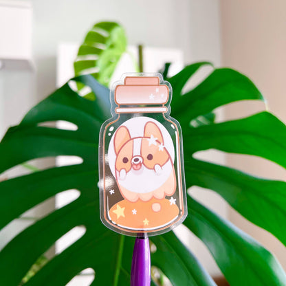 Corghst Vinyl Sticker | Waterproof Cute Corgi Ghost Decal