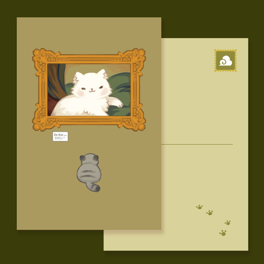 Postcard Meowster Piece