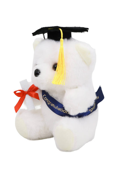 Graduation Teddy Bear Soft Stuffed Plush Doll - 8 Inch