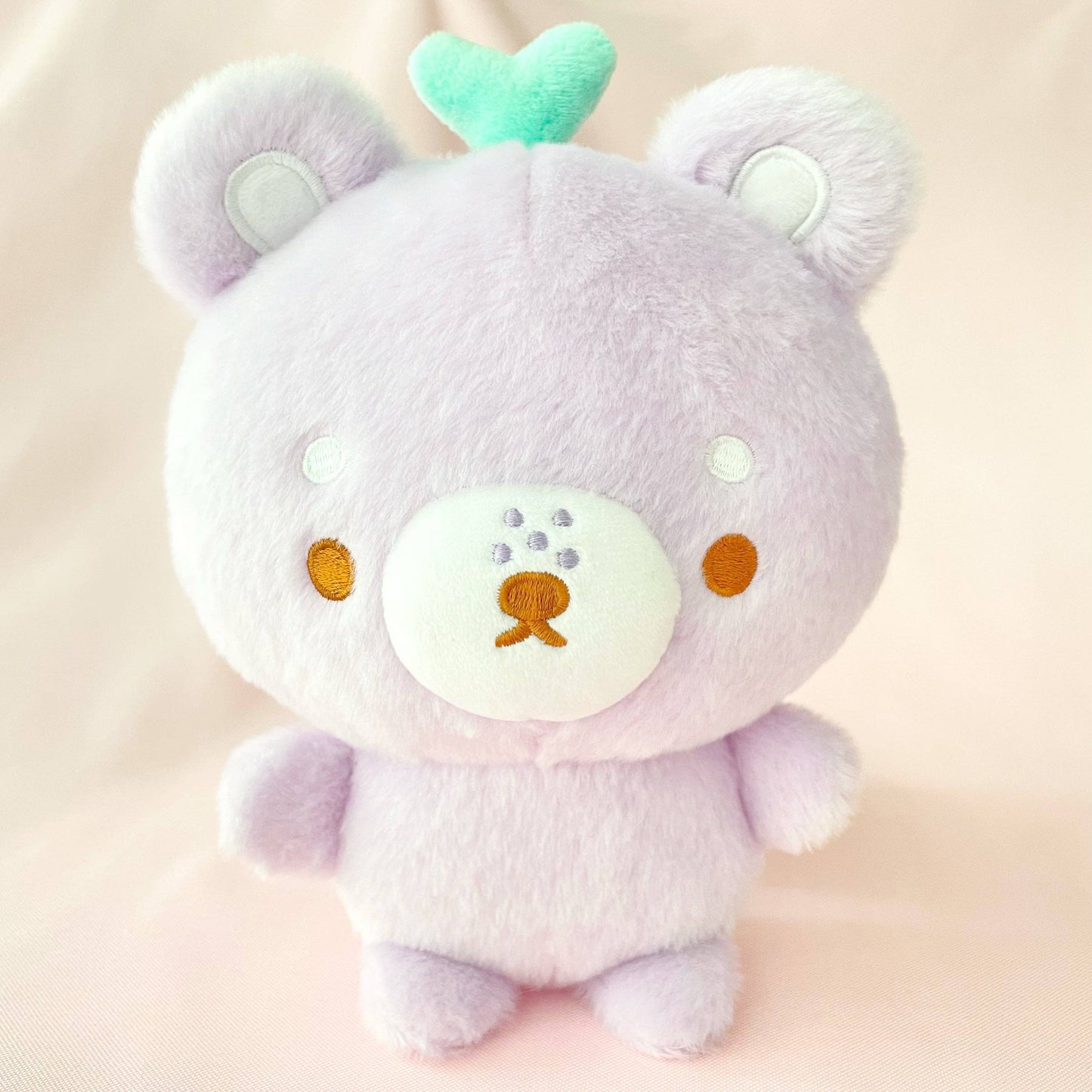 Fujibee 8” Super Soft Kawaii Stuffed Animal with Embroidered Details