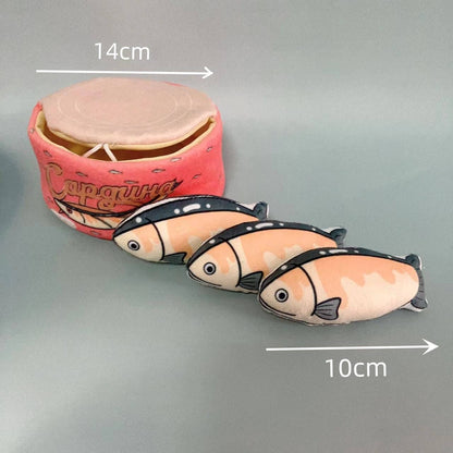 Moo - Fish Can Cat Toy