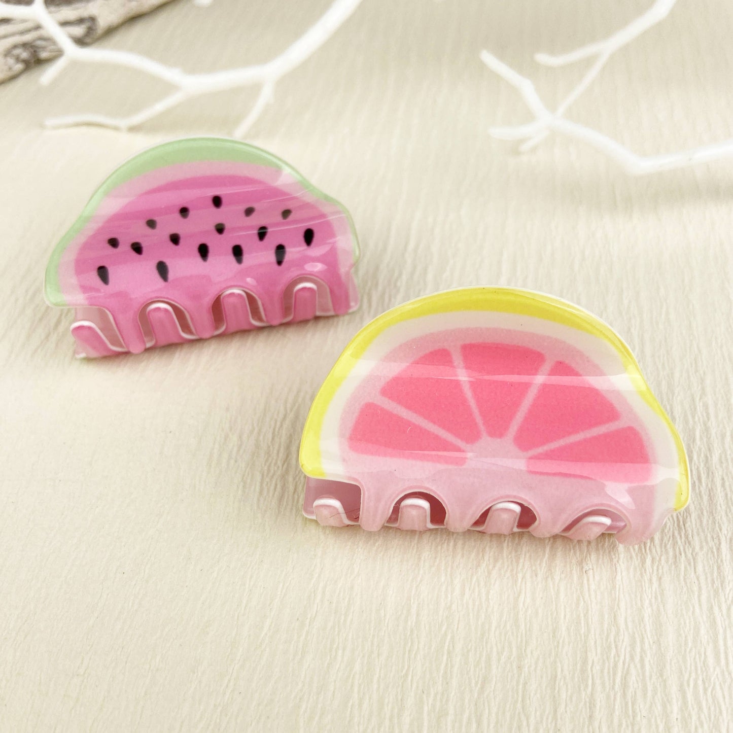 Fruit Rainbow Fun Hair Clip