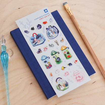 First Aid Kit Clear Sticker Sheet | Cute Planner Stickers
