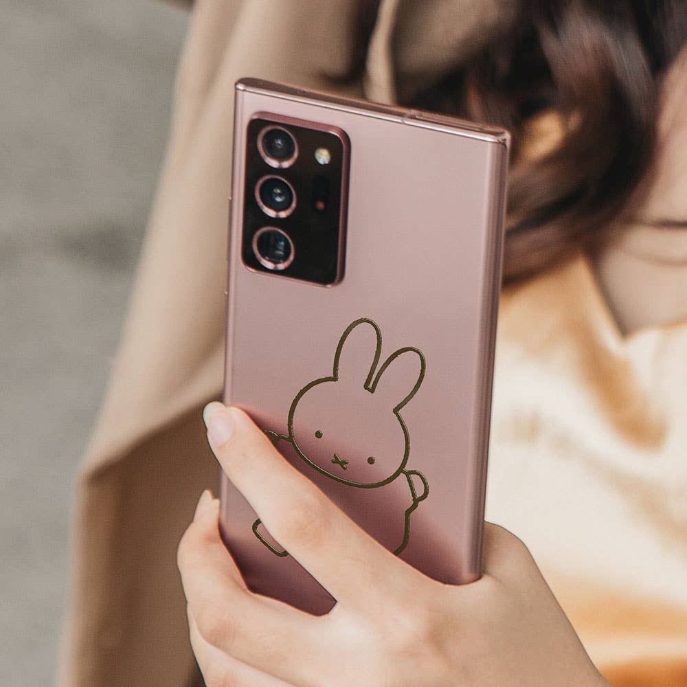 Miffy 3D Metal Point Sticker | Cute Metallic Deco Sticker