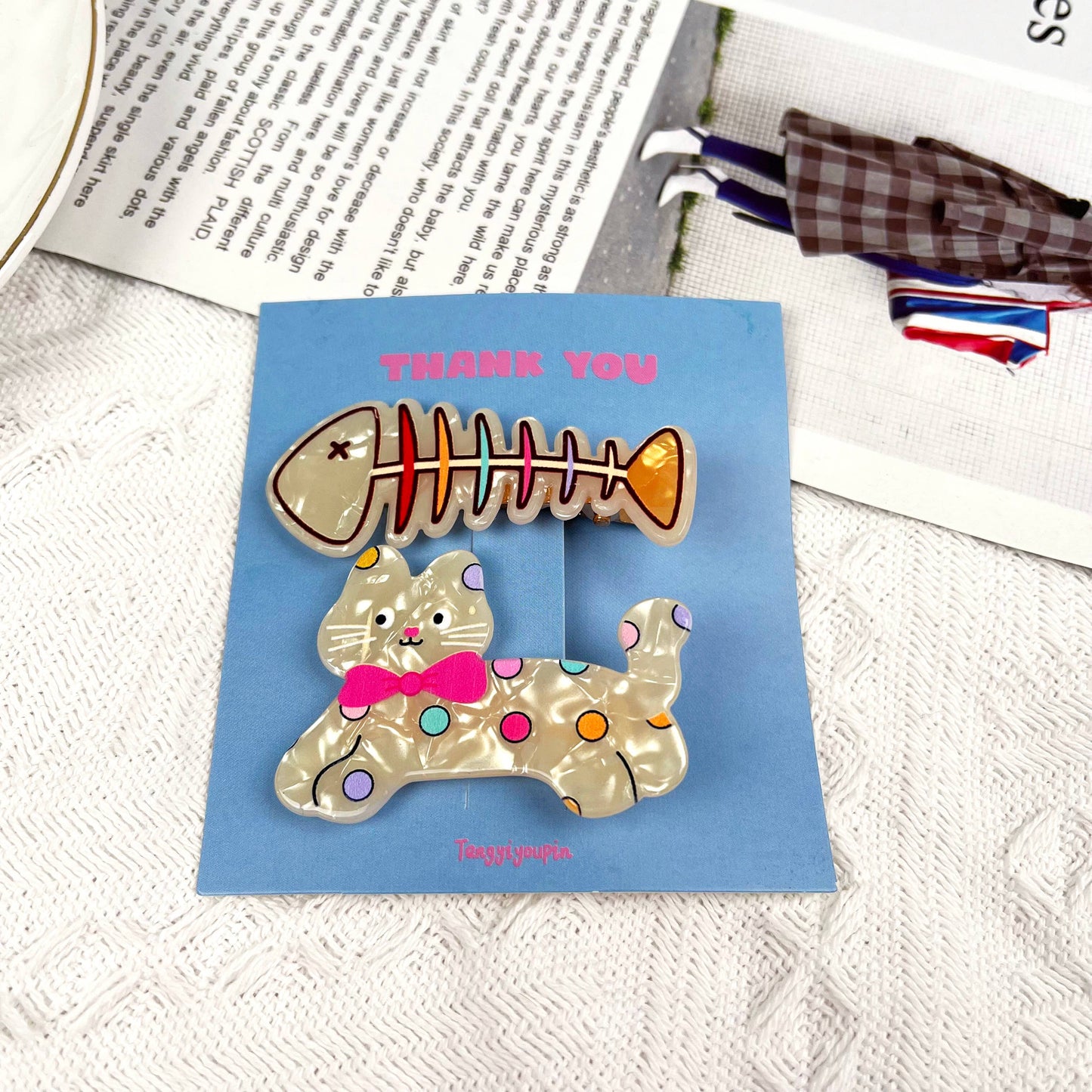 Cute cartoon puppy spring hair accessories