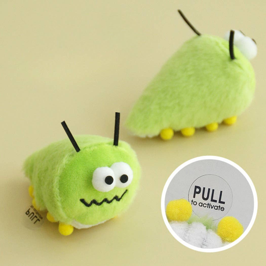 Moo – Plush Caterpillar Cat Toy