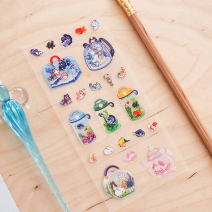 First Aid Kit Clear Sticker Sheet | Cute Planner Stickers