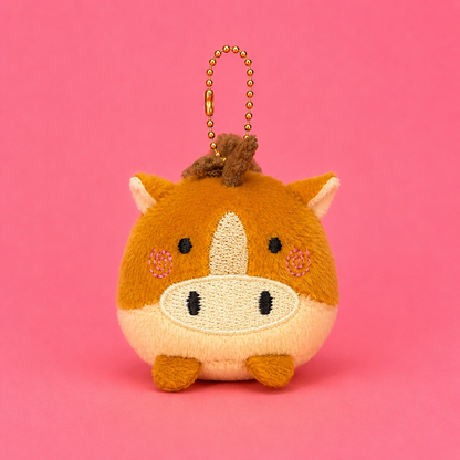 12 Zodiac Friends Plush Keychain | Cute Chinese Zodiac Plush Bag Charm