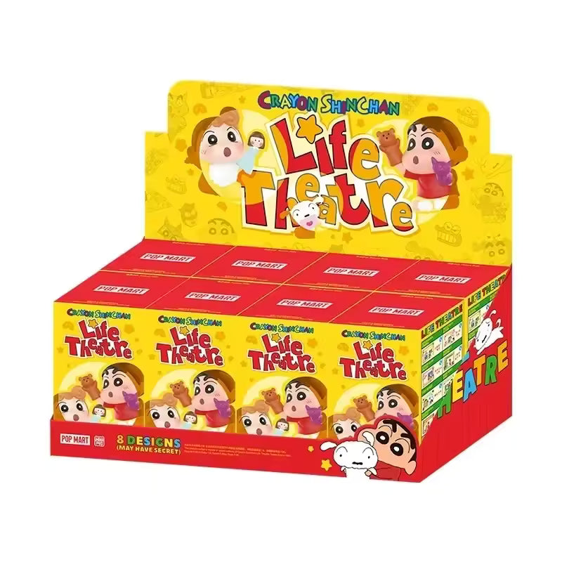 POP MART Crayon Shin-chan Life Theatre Series Blind Box