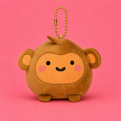 12 Zodiac Friends Plush Keychain | Cute Chinese Zodiac Plush Bag Charm