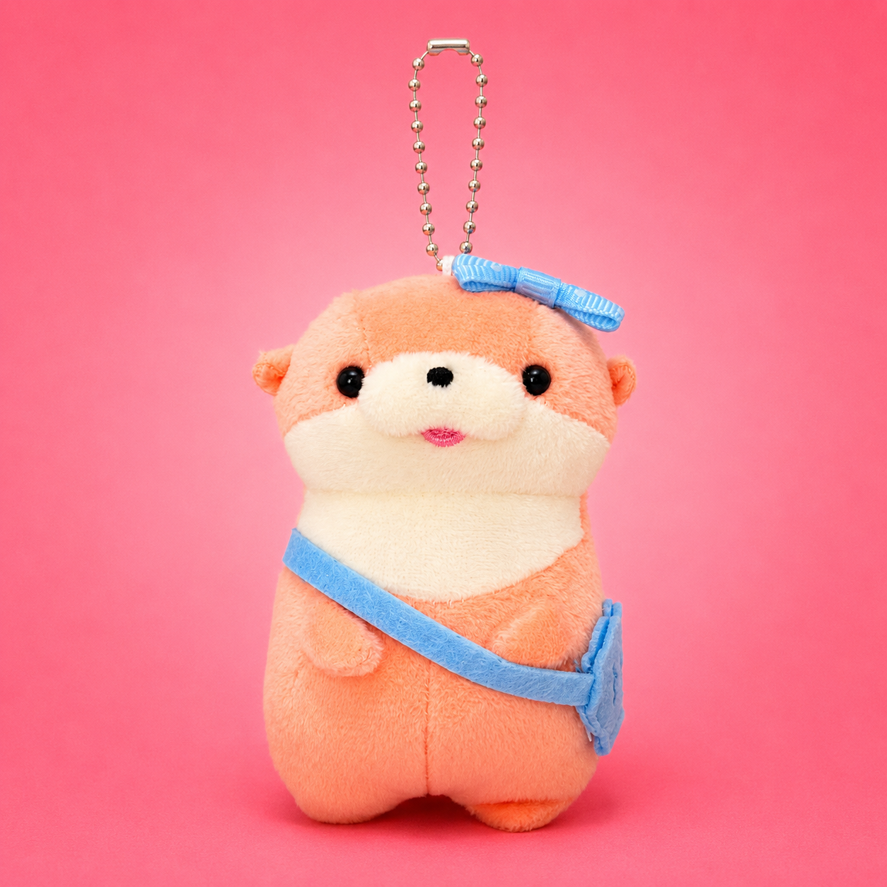 Otter Plush Keychain 4 Inch | Cute Bag Charm