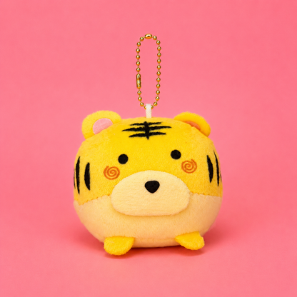 12 Zodiac Friends Plush Keychain | Cute Chinese Zodiac Plush Bag Charm