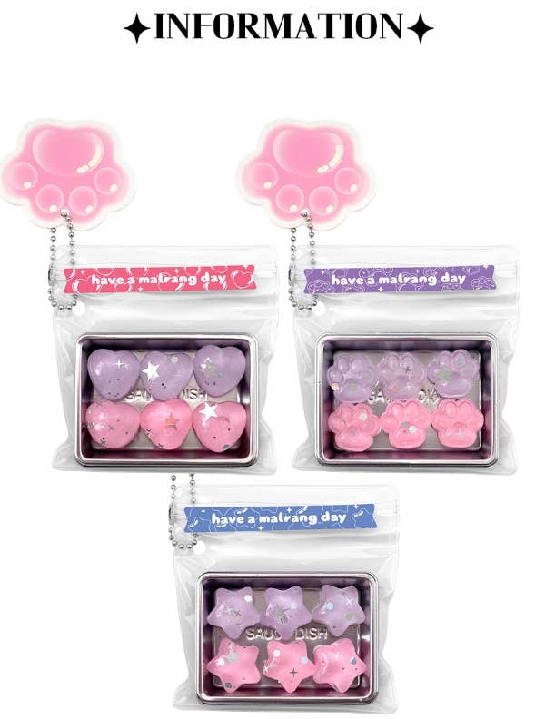 Sparkly Pastel Squishy Jelly Keyring | Cute Fidget Bag Charm