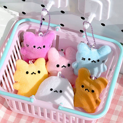 Glow in the Dark Ghost Plush Keychain Blind Box | Mystery Plush Charm