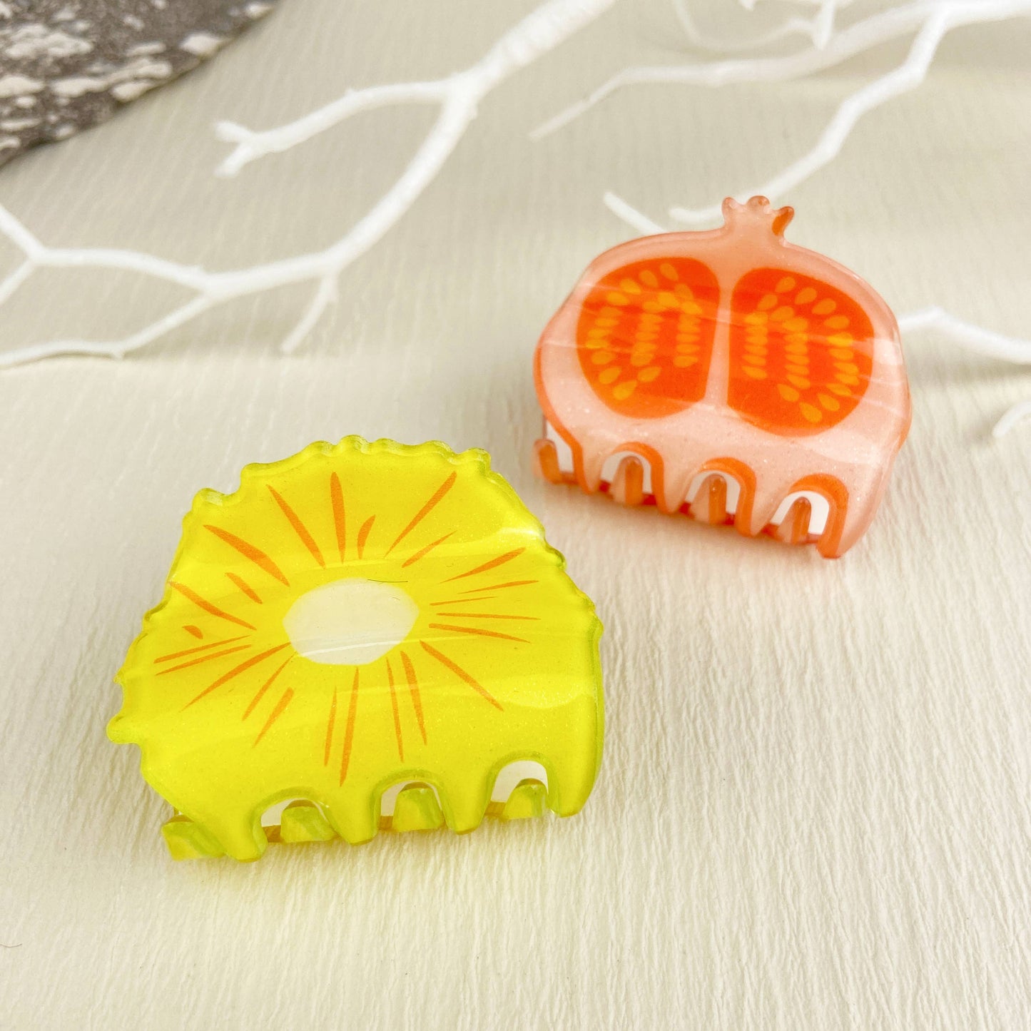 Fruit Rainbow Fun Hair Clip