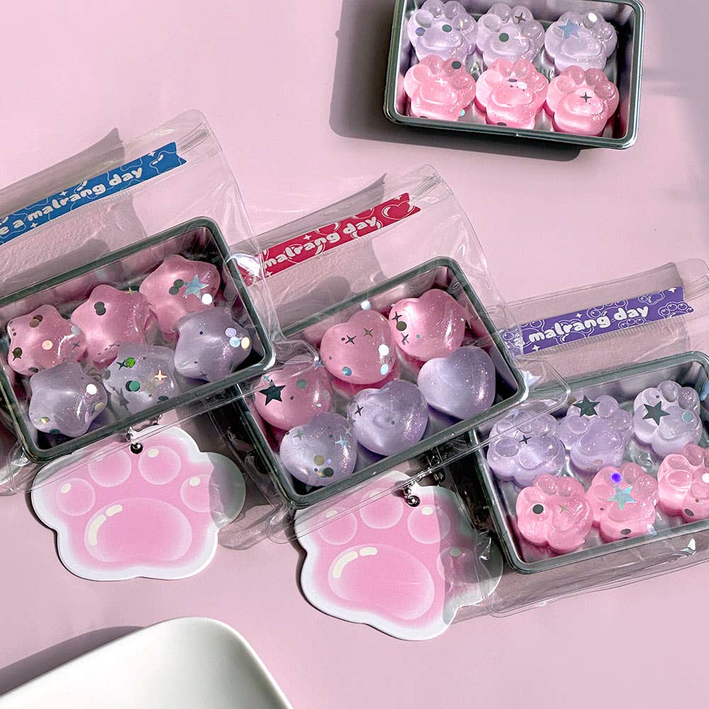 Sparkly Pastel Squishy Jelly Keyring | Cute Fidget Bag Charm