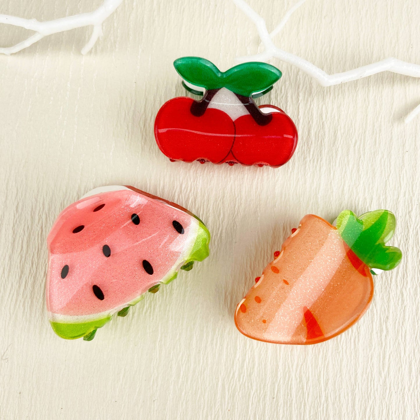 Fruit Rainbow Fun Hair Clip