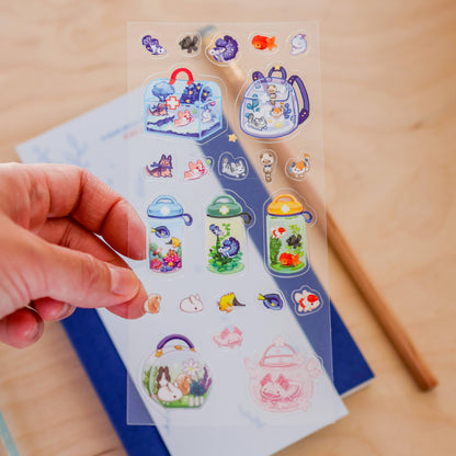 First Aid Kit Clear Sticker Sheet | Cute Planner Stickers
