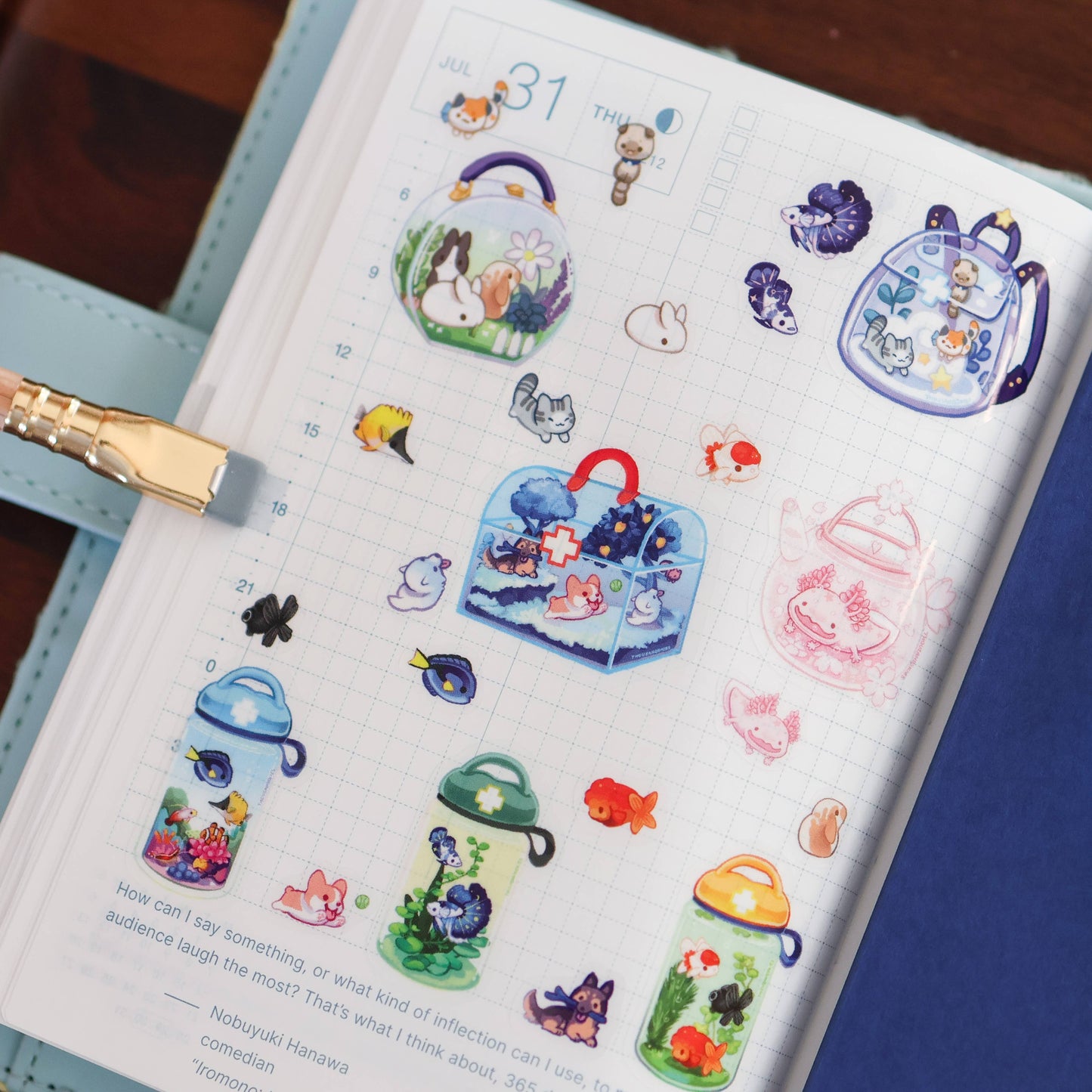 First Aid Kit Clear Sticker Sheet | Cute Planner Stickers
