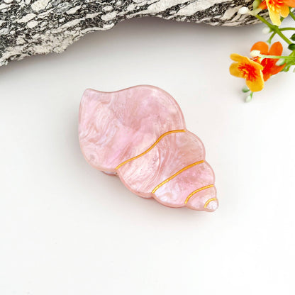 Fantasy Seashell Hair Claw – Mystical PVC Ocean Clip