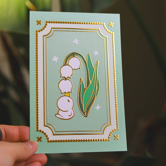 Postcard Lily of the Valley