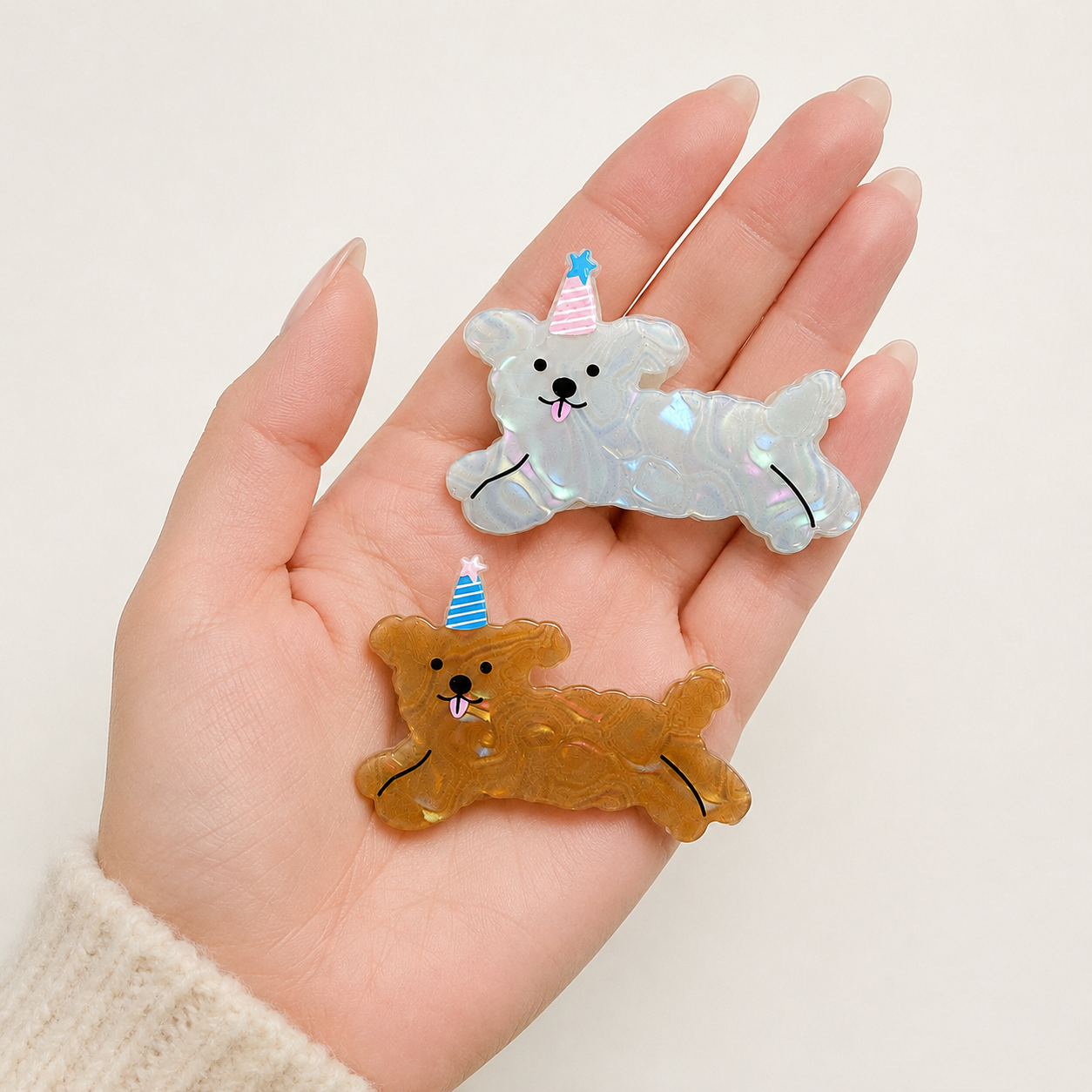 Cartoon Puppy/Cat Hair Clip – Cute Dog/Cat Hair Accessory